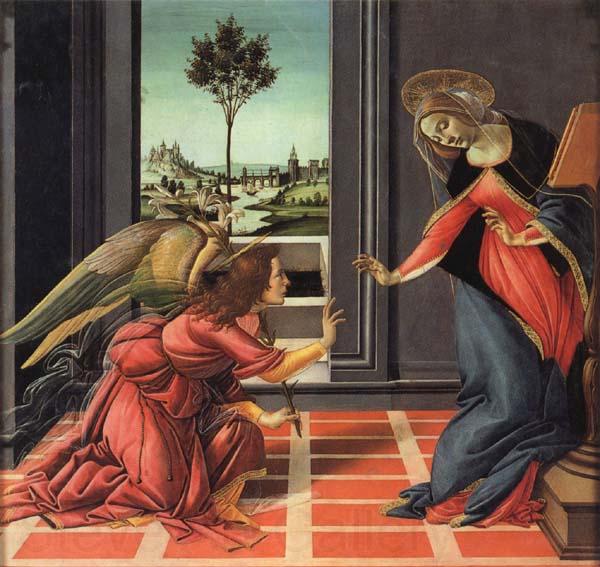 Sandro Botticelli The Annunciation Norge oil painting art